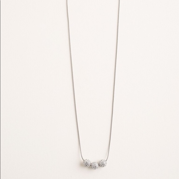 Chico’s Convertible Silvertone Fireball Necklace - Picture 10 of 11